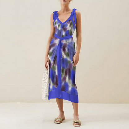 Casual Printed One-Piece Swimsuit And Cover Up 2305102668