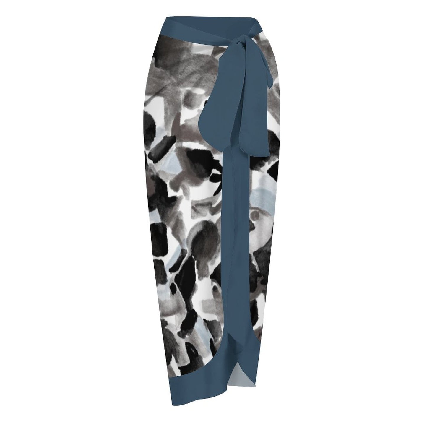 Casual Printed One-Piece Swimsuit And Cover Up 2305102604