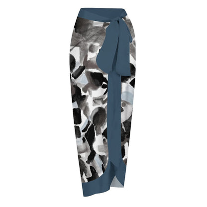Casual Printed One-Piece Swimsuit And Cover Up 2305102604