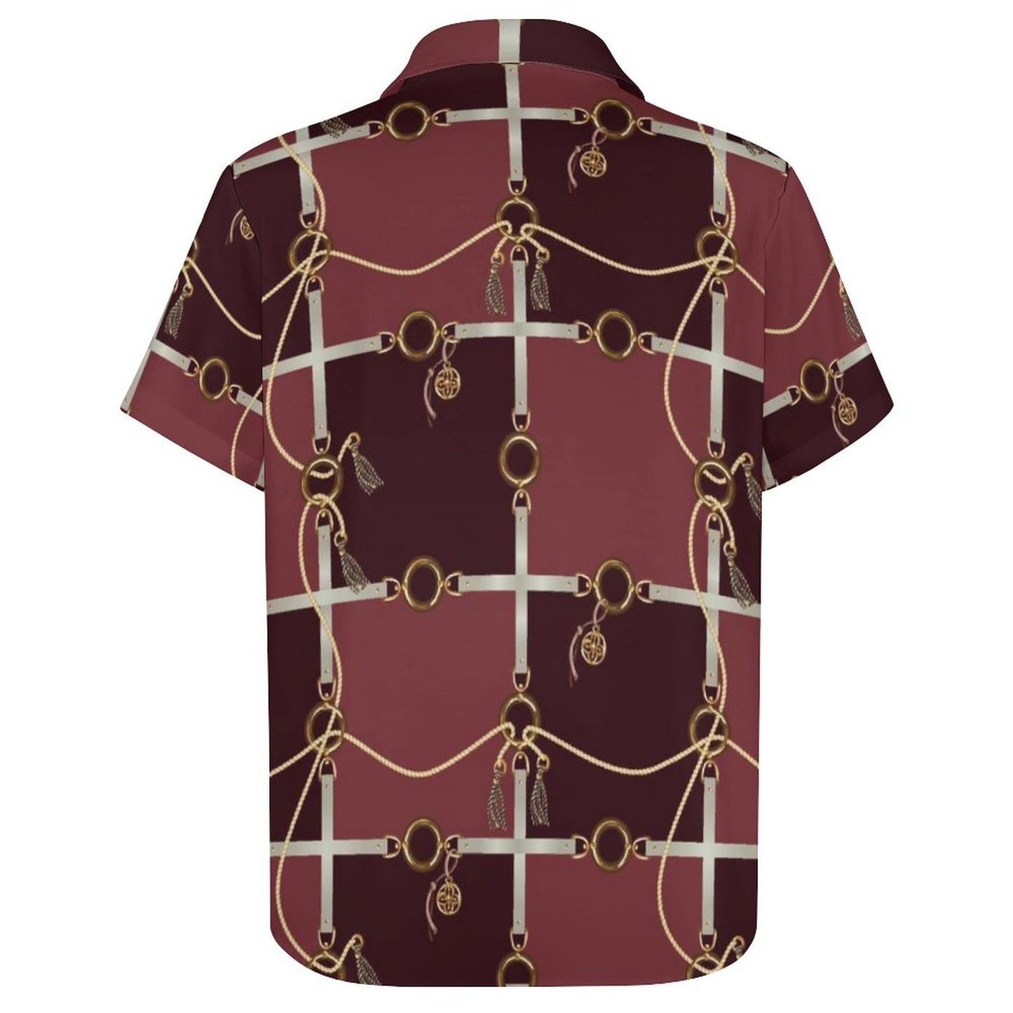 Men's Fashion Casual Printed Short Sleeve Shirts 2306101106