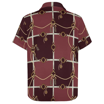 Men's Fashion Casual Printed Short Sleeve Shirts 2306101106