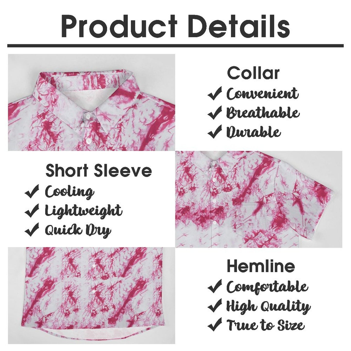 Men's Hawaiian Casual Short Sleeve Shirt 2306105298