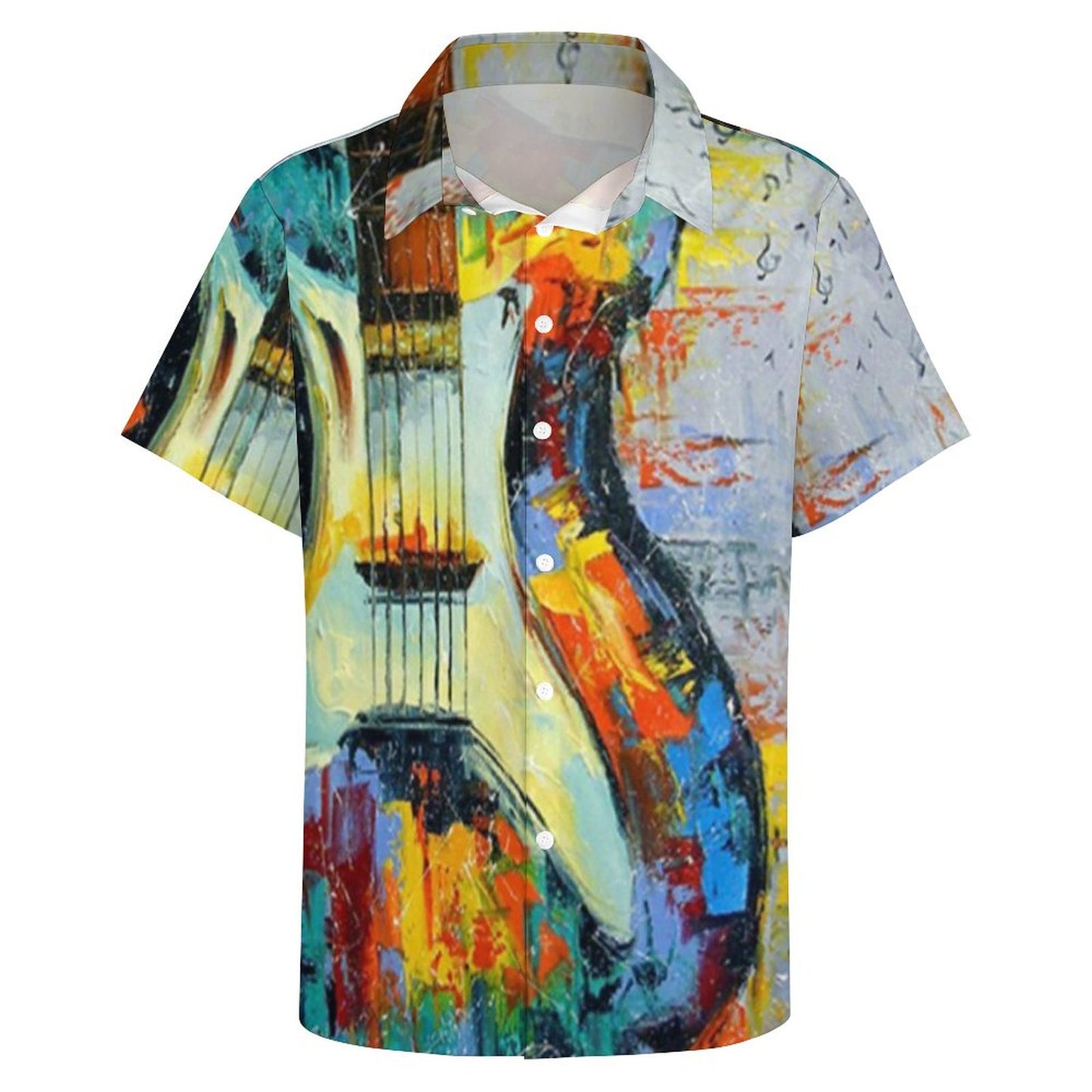 Men's Hawaiian Print Resort Shirt 2305102020