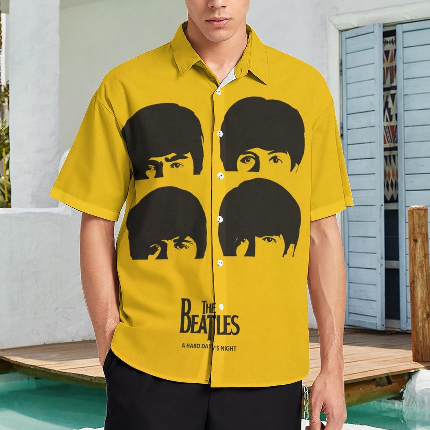 Men's Fashion Casual Printed Short Sleeve Shirts 2306104153