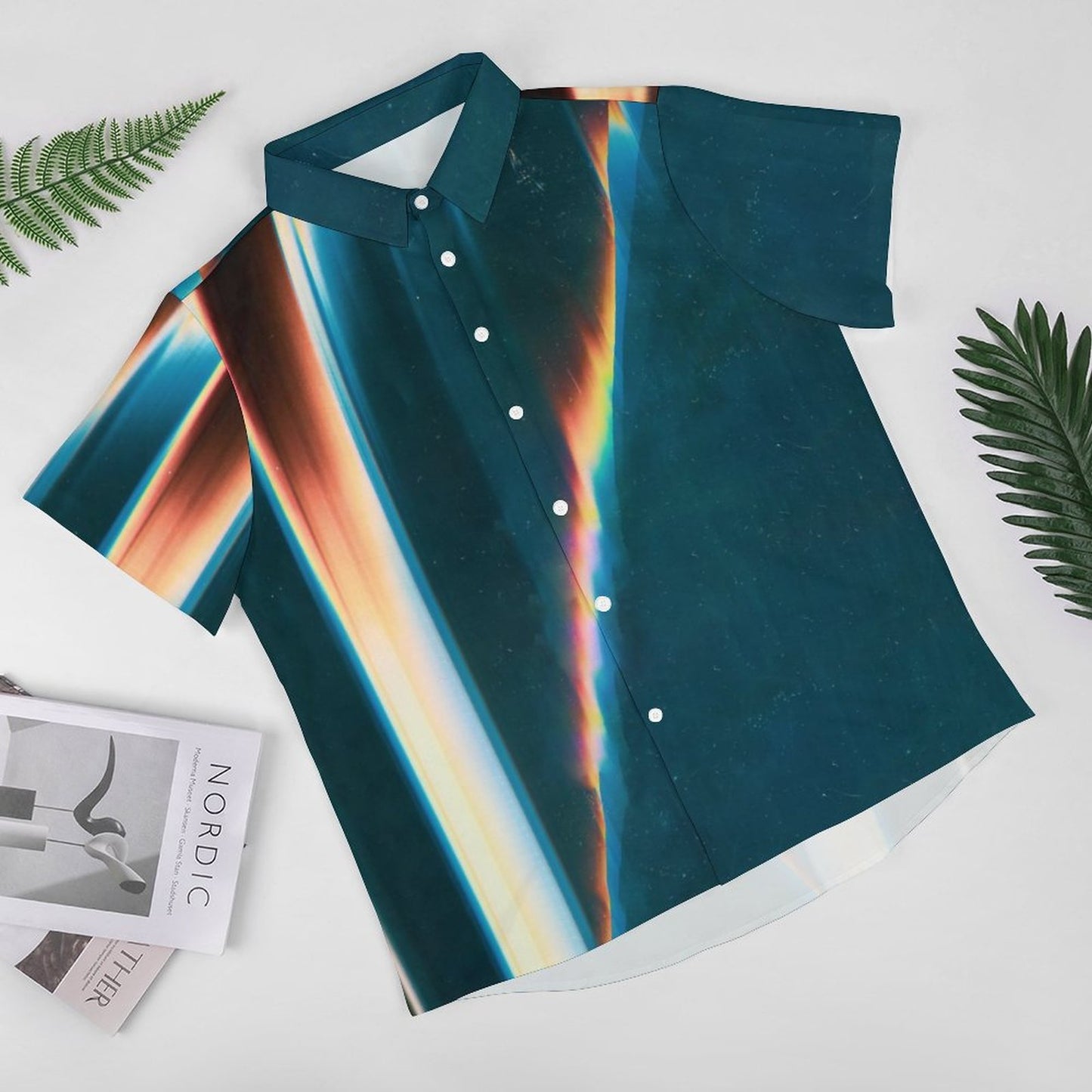 Men's Fashion Casual Printed Short Sleeve Shirts 2306101735
