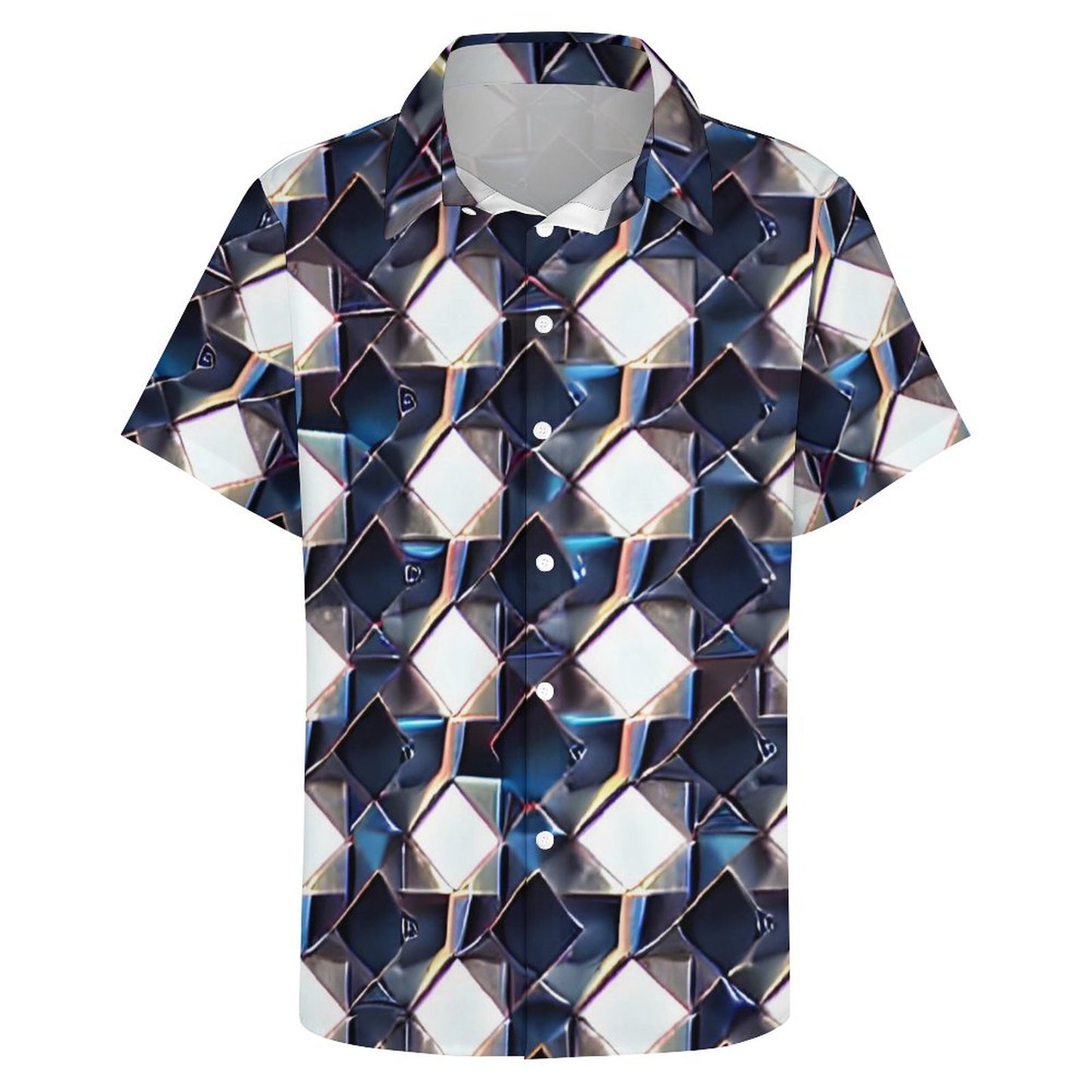 Men's Fashion Casual Printed Short Sleeve Shirts 2306105165