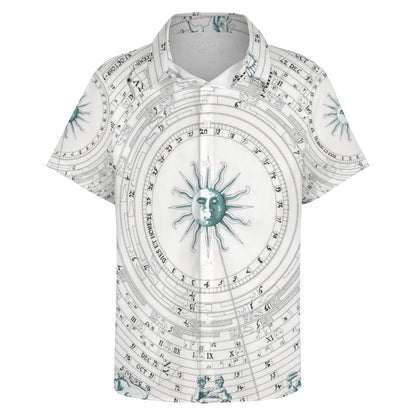 Men's Fashion Casual Printed Short Sleeve Shirts 2306101335