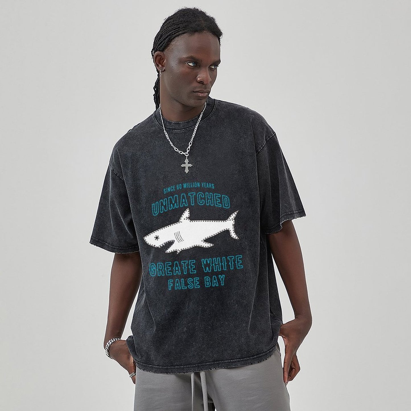 Unisex Vintage Solid Wash T-Shirts 2305102648
