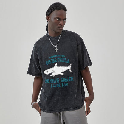 Unisex Vintage Solid Wash T-Shirts 2305102648
