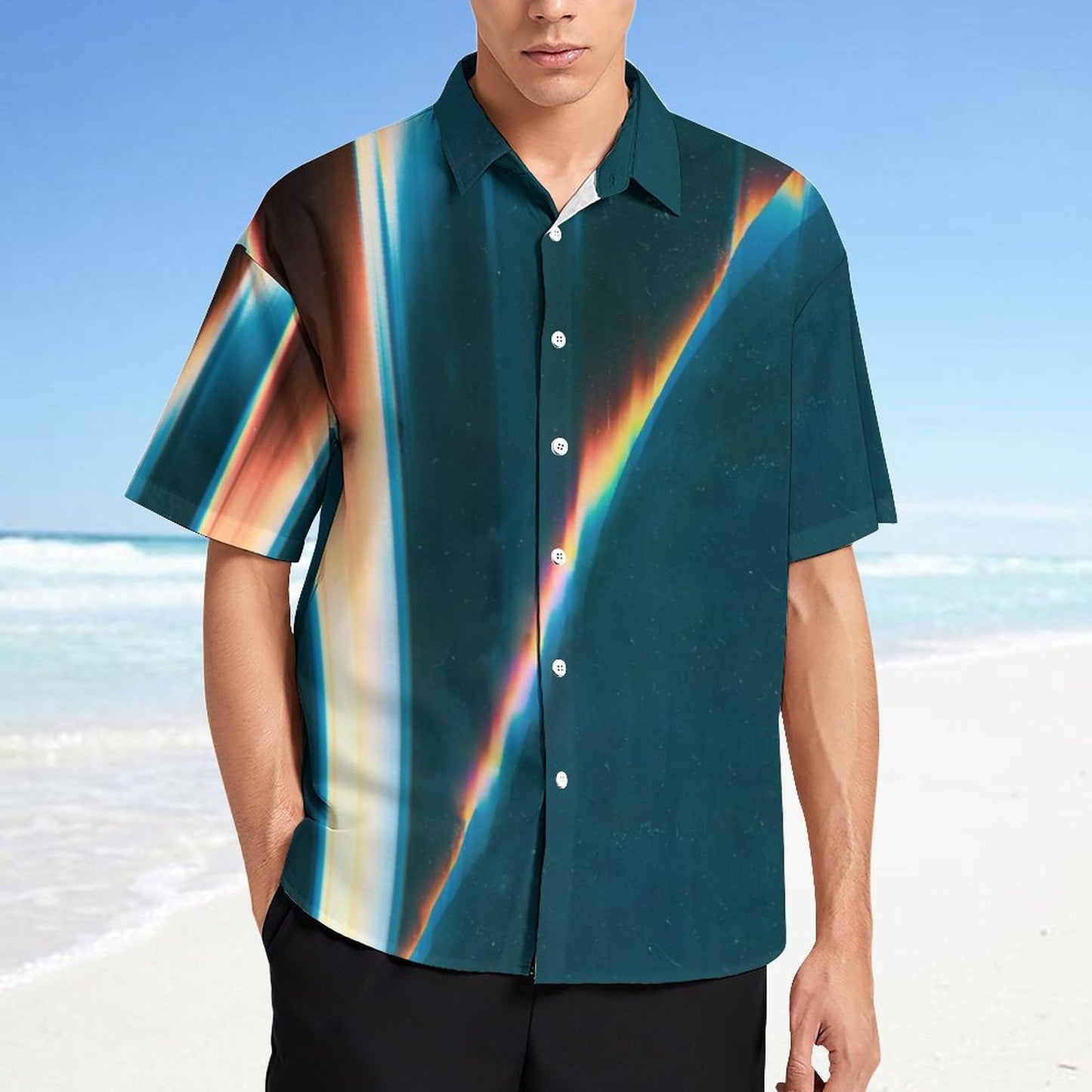 Men's Fashion Casual Printed Short Sleeve Shirts 2306101735