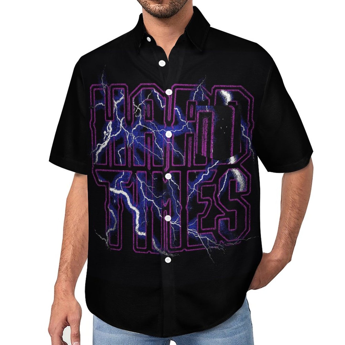 Men's Hard Times Vacation Hawaiian Shirt 2306104931
