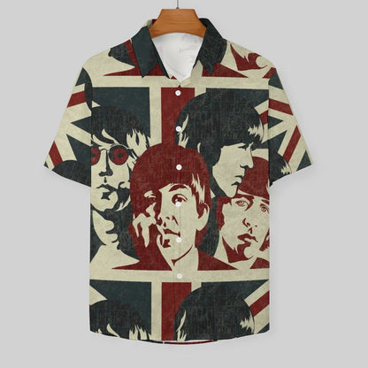 Men's Fashion Casual Printed Short Sleeve Shirts 2306104154