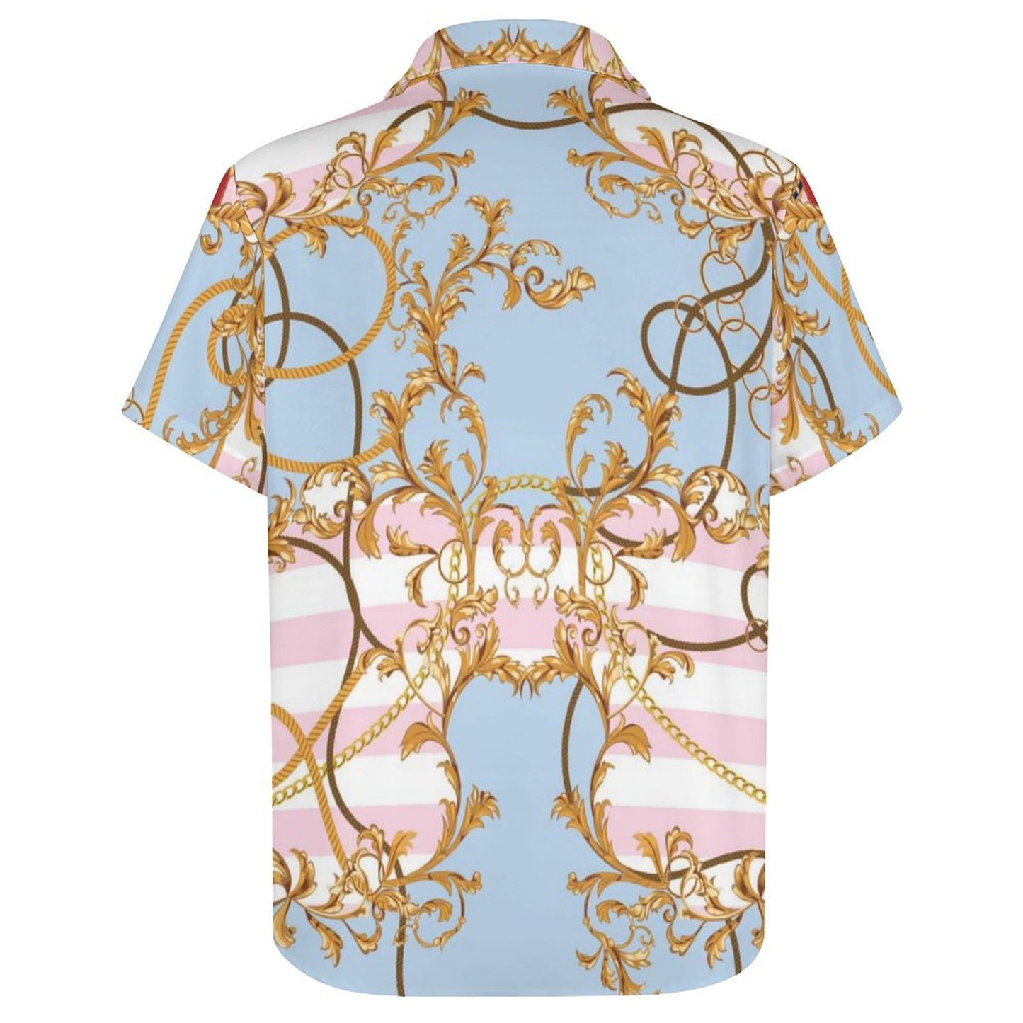 Men's Fashion Casual Printed Short Sleeve Shirts 2306101105