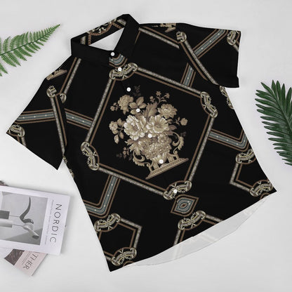 Men's Fashion Casual Printed Short Sleeve Shirts 2306101353