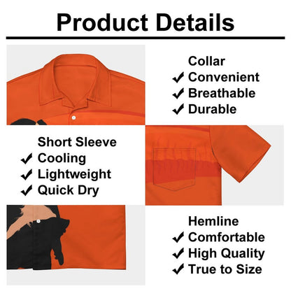 Men's Hawaiian Casual Short Sleeve Shirt 2307100352