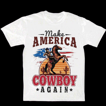 Cowboys Men's Casual Printed T-Shirt