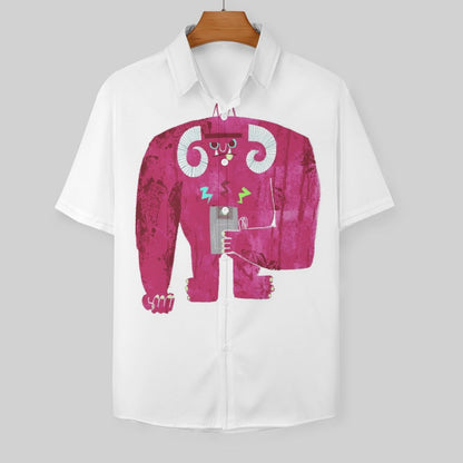 Men's Fashion Casual Printed Short Sleeve Shirts 2306105303