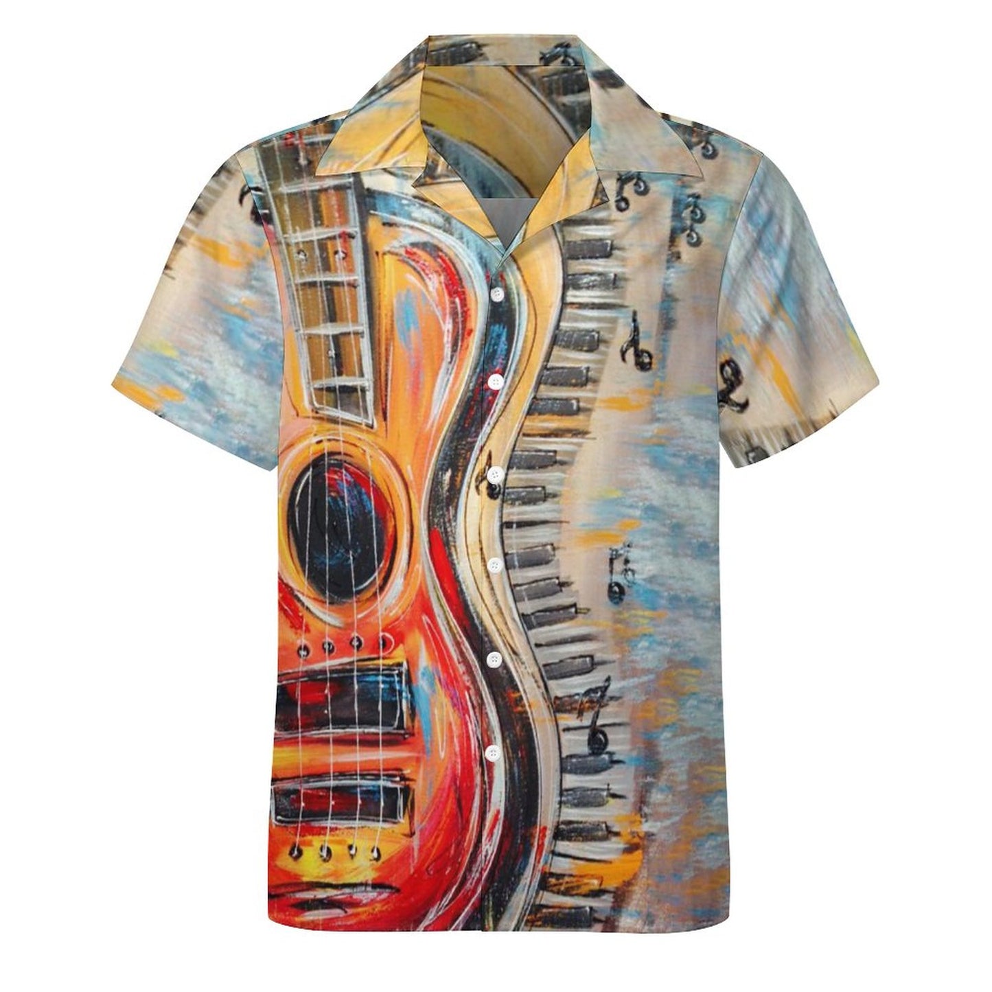 Men's Hawaiian Print Casual Shirt 2304106744