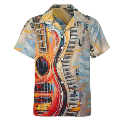 Men's Hawaiian Print Casual Shirt 2304106744