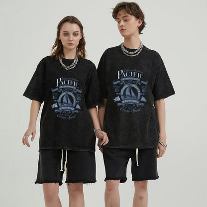 Unisex Vintage Solid Wash T-Shirts 2305101921