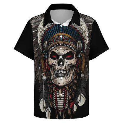 Men's Fashion Casual Printed Short Sleeve Shirts 2306105065