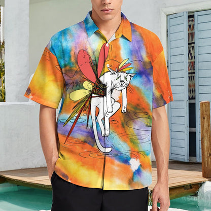 Men's Fashion Casual Printed Short Sleeve Shirts 2306105168