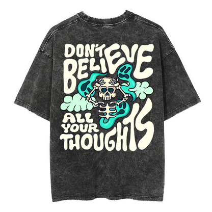 Mens Cotton Wash Solid T-Shirts Oversized Unisex Short Sleeve Streetwear Rap Hip Hop Basic Tee Tops