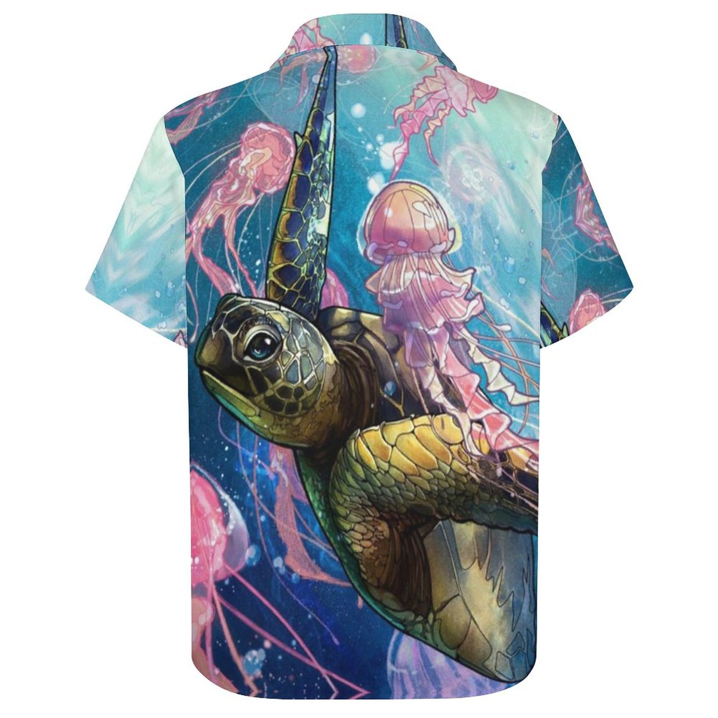 Men's Hawaiian Print Resort Shirt 2305101553