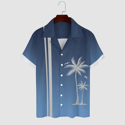 Men's Hawaiian Casual Short Sleeve Shirt 2305102251