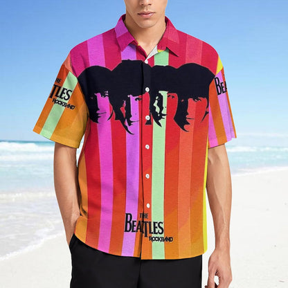 Men's Fashion Casual Printed Short Sleeve Shirts 2306102218
