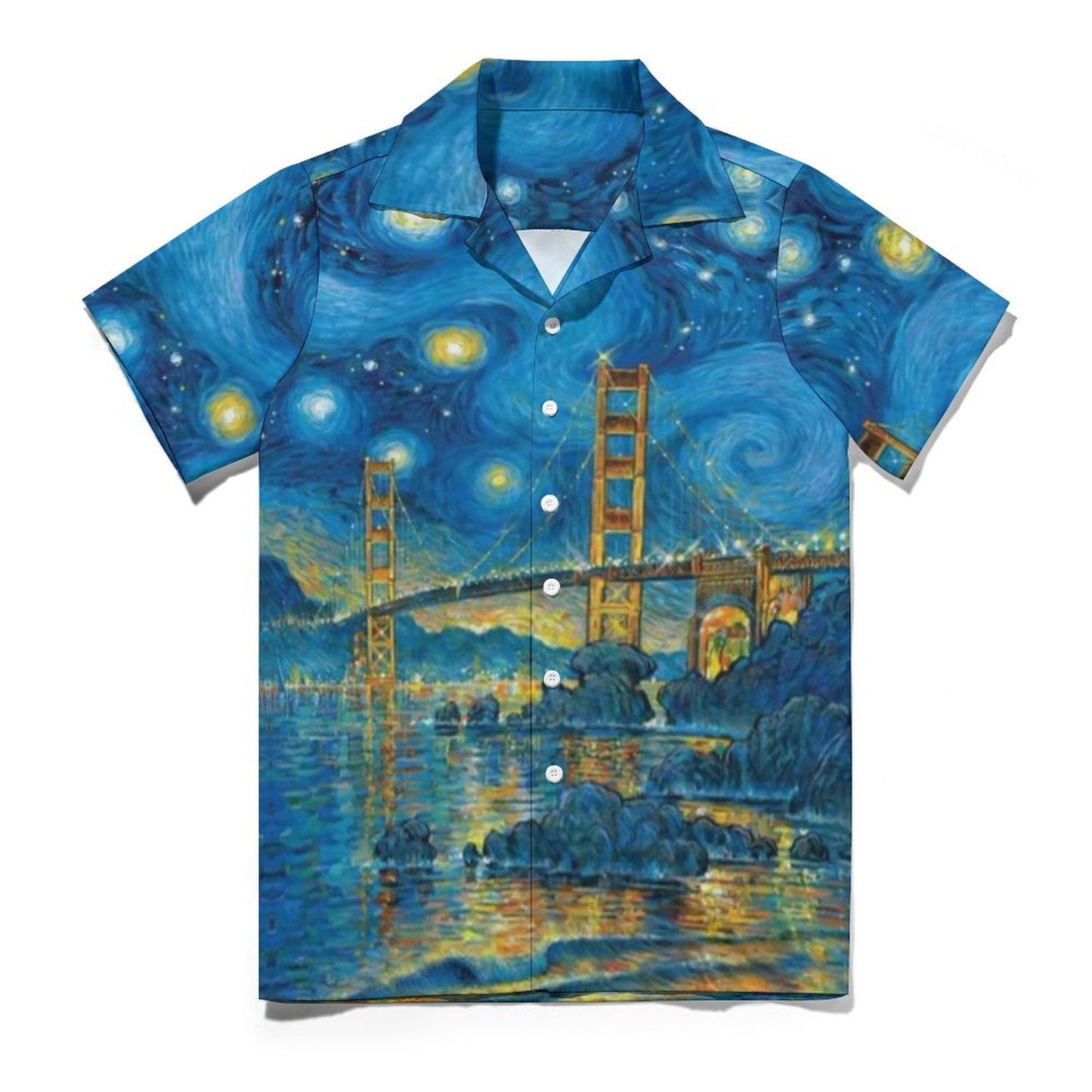 Men's Hawaiian Print Casual Shirt 2304105717