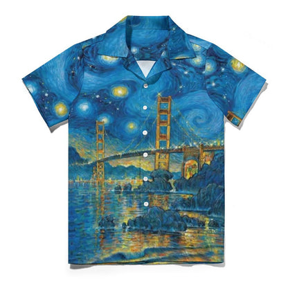 Men's Hawaiian Print Casual Shirt 2304105717