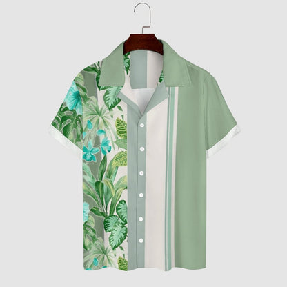Men's Hawaiian Print Casual Shirt 2304106951