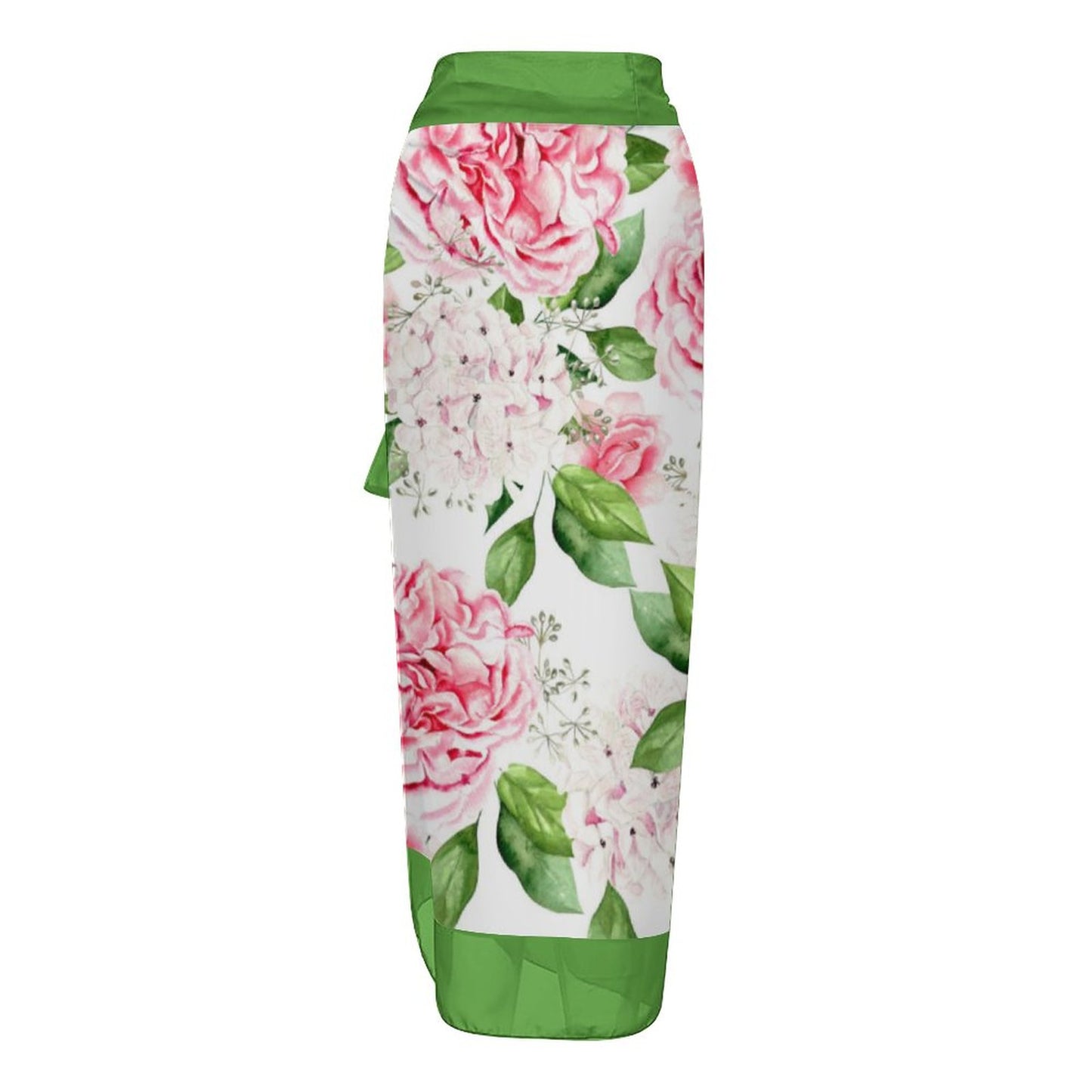 Casual Printed One-Piece Swimsuit And Cover Up 2305102418