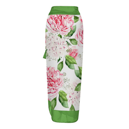Casual Printed One-Piece Swimsuit And Cover Up 2305102418
