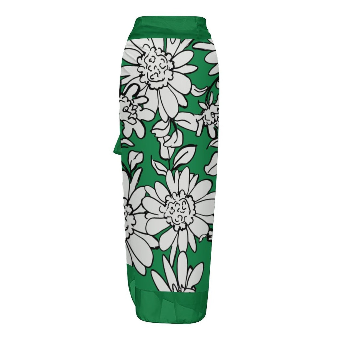 Casual Printed One-Piece Swimsuit And Cover Up 2305102446