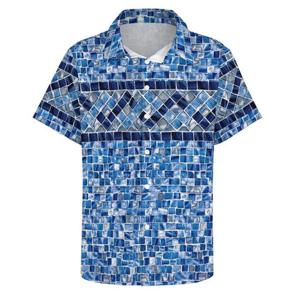 Men's Fashion Casual Printed Short Sleeve Shirts 2306101891