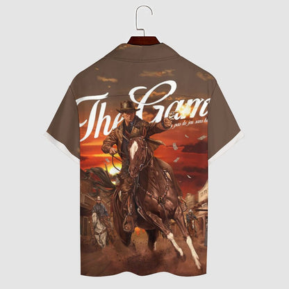 Men's Hawaiian Casual Short Sleeve Shirt 2305101806