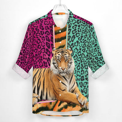 Men's Casual Printed Long Sleeve Shirt 2306103084