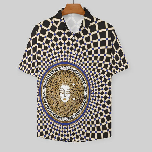 Men's Fashion Casual Printed Short Sleeve Shirts 2306100453