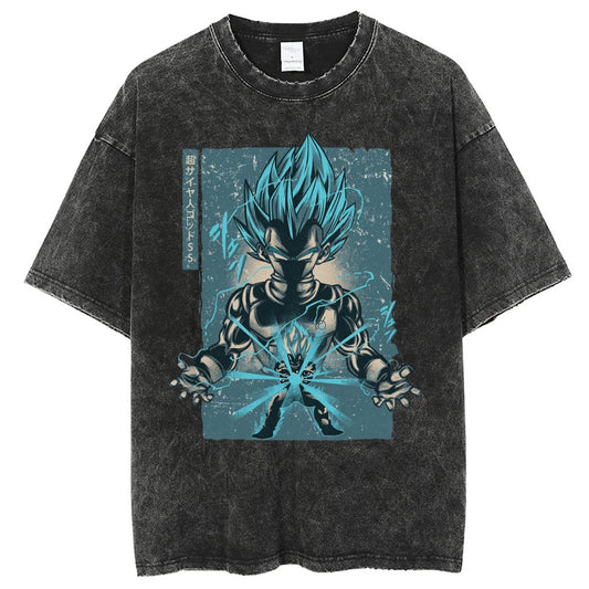 Unisex Vintage Solid Wash T-Shirts 2305102964