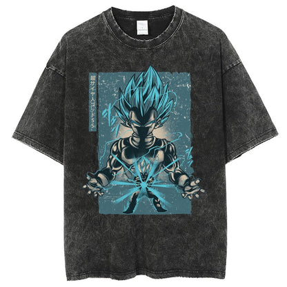 Unisex Vintage Solid Wash T-Shirts 2305102964
