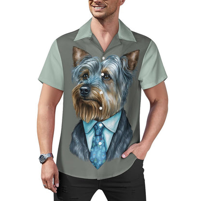Men Hawaiian Casual Short Sleeve Shirt 2306101831