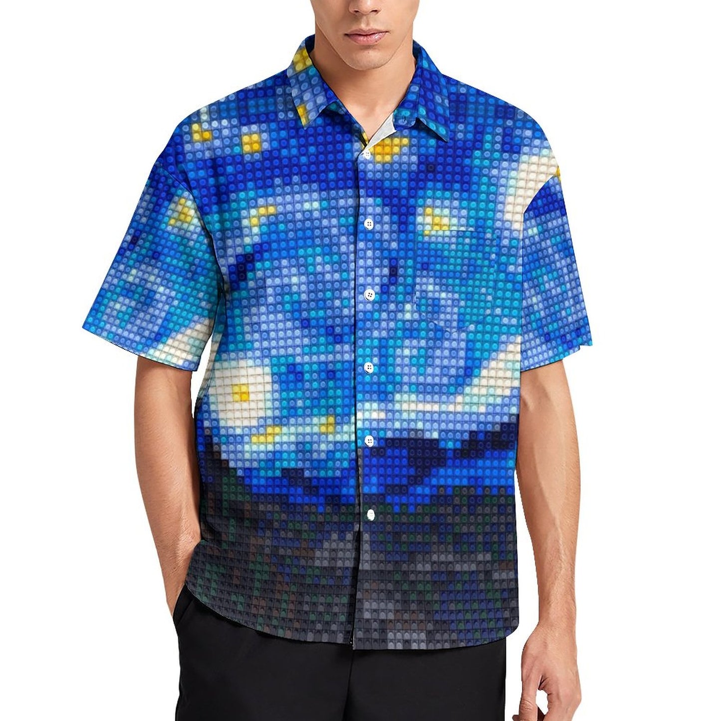 Men's Hawaiian Casual Short Sleeve Shirt 2306103183