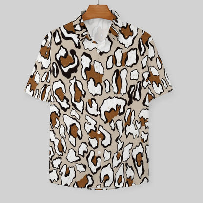 Men's Fashion Casual Printed Short Sleeve Shirts 2306104053
