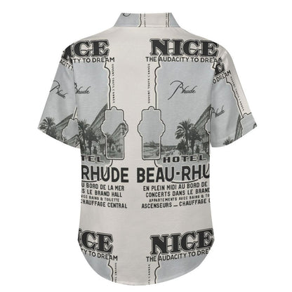 Men's Letter Vacation Hawaiian Shirt 2306104929