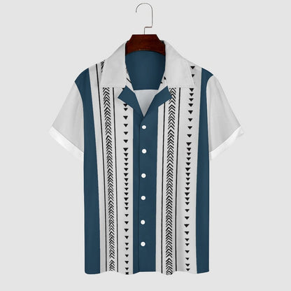 Men Hawaiian Casual Short Sleeve Shirt 2306101077