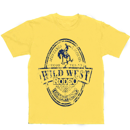 Wild West Rodeo Men's Casual Printed T-Shirt
