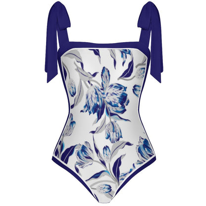 Fashion Printed One Piece Swimsuit And Cover Up 2305104488