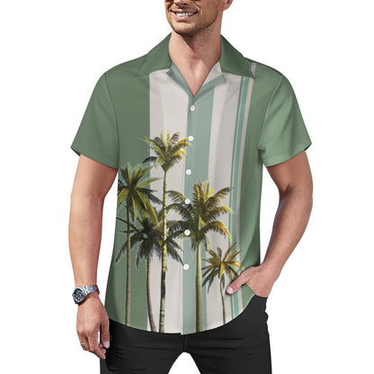 Men's Hawaiian Print Casual Shirt 2304106952